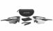 Комплект балістичних, тактичних окулярів ESS Crossblade 2шт з лінзами: Прозора/Smoke Gray. Колір оправи: Чорний. ESS-EE9032-03 фото 5