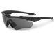 Комплект балістичних, тактичних окулярів ESS Crossblade 2шт з лінзами: Прозора/Smoke Gray. Колір оправи: Чорний. ESS-EE9032-03 фото 3