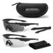 Комплект балістичних, тактичних окулярів ESS Crossblade 2шт з лінзами: Прозора/Smoke Gray. Колір оправи: Чорний. ESS-EE9032-03 фото 4
