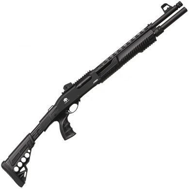 Помпова рушниця Huglu ATROX Tactic Plus Telescopic Stock 12/47 см Чорна Huglu-2007995 фото Orkov.net