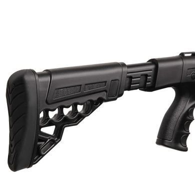 Помпова рушниця Huglu ATROX Tactic Plus Telescopic Stock 12/47 см Чорна Huglu-2007995 фото Orkov.net