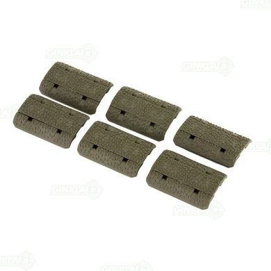 Полимерные защитные накладки Magpul на монтажные отверстия цевья M-LOK Rail Cover Type 2 (6 шт.), MAG603-ODG фото