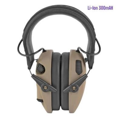 Активні захисні навушники Walker's Razor Rechargeable (FDE) GWP-RSEMRC-FDE фото Orkov.net