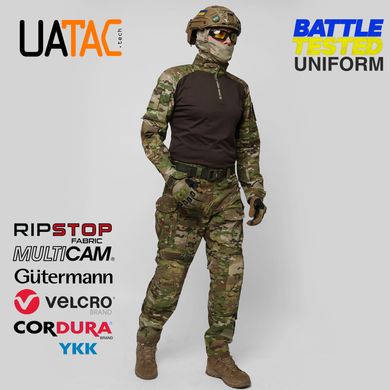 Комплект штурмовые штаны + убакс UATAC Gen 5.4 Multicam Original коричневый, 1707725963 фото