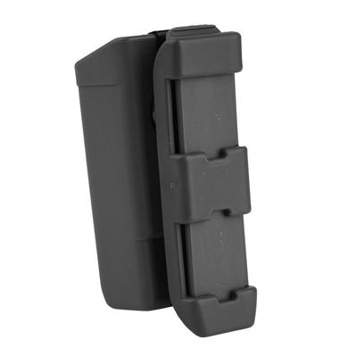 Пластиковий подсумок ESP для одного двойного пистолетного магазина калибра 9 мм. Крепление UBC-04-1., ESP-UBC-04-1-MH-44-BK фото