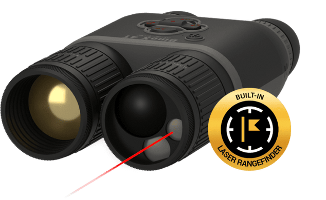 Тепловизионный бинокль с лазерным дальномером ATN BinoX 4T 384 2-8x Black ATN-BinoX-4T-2-8x фото Orkov.net