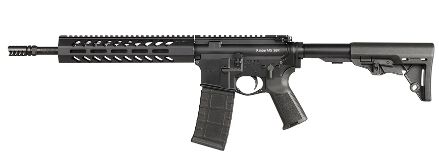 Карабин HM Defense Raider M556 SBR ствол 12,5" кал. .223 Rem чёрный HM-Defense-Raider-M556-12.5 фото Orkov.net