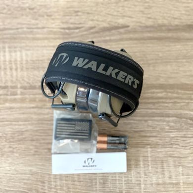 Активні захисні навушники Walker's Razor Slim Electronic Muffs (FDE) WRS-FDE фото Orkov.net